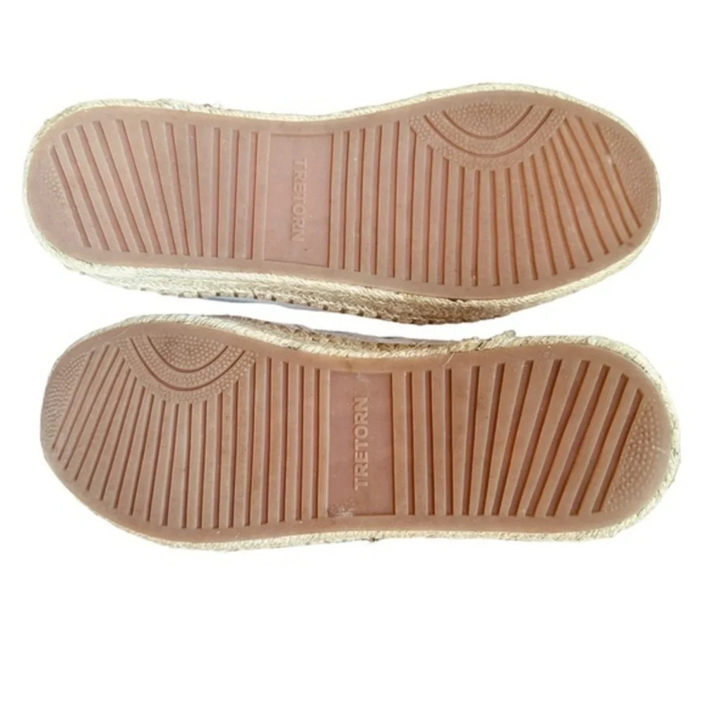 TRETORN EMILIA 3 PLATFORM SUEDE ESPADRILLES BLUSH SIZE 7